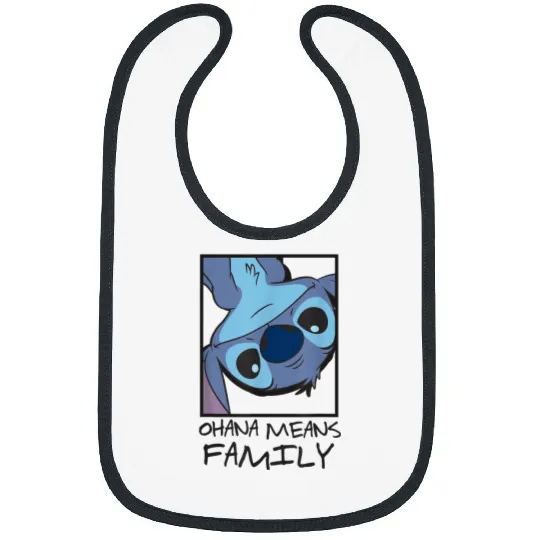 disneys Lilo Stitch Ohana Means Family Stitch Panel Box Bibs