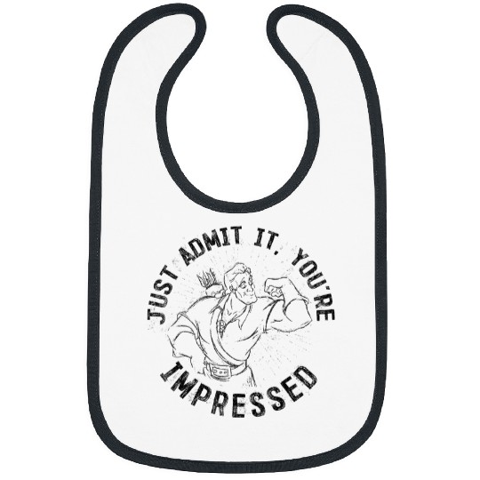 Disney Beauty The Beast Gaston Impressive Graphi Bibs