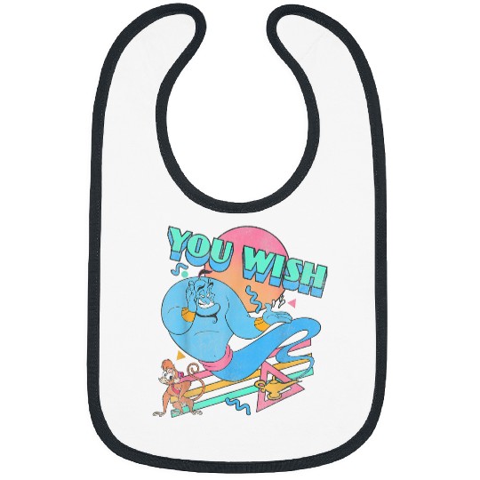 disneys Princess Genie Abu You Wish Eighties Symbols Bibs