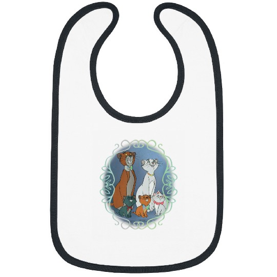 Disney Aristocats Scroll Bibs