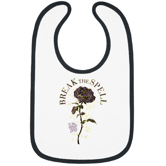 Disney Beauty And The Beast Magic Rose Break The Spell Bibs