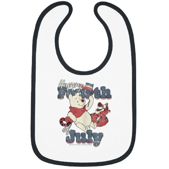 disneys Winnie The Pooh Happy 4th Of July Pooh And Tigger Bibs