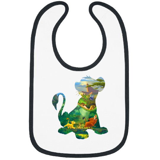 Kids disneys The Lion King Simba Hakuna Matata Filled Logo Kids Bibs