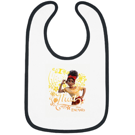 Disney Encanto Dolores I Heard That Portrait Bibs
