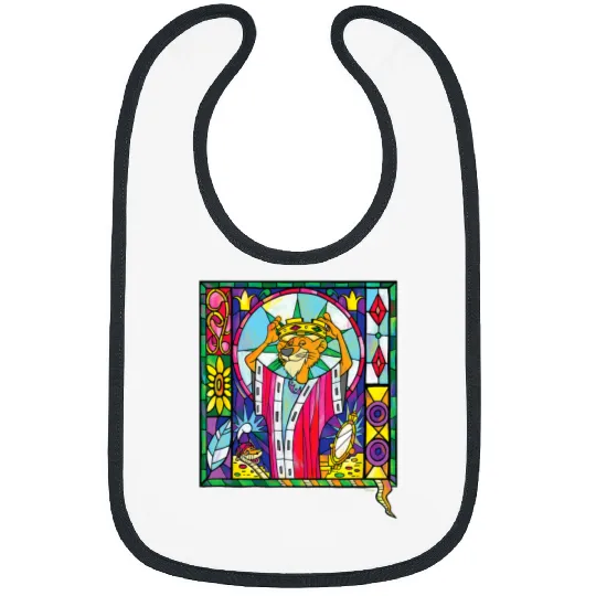 Disney Villains Prince John Robin Hood Stained Glass Window Bibs