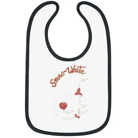 Disneys Snow White Queens Crow On Skull Graphic Bibs