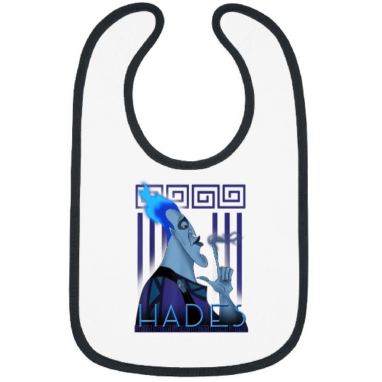 Disney Hercules Hades Geometric Portrait Graphic Bibs