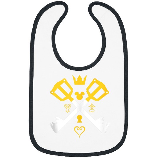 Disneys Kingdom Hearts Iconic Symbols Cross Keyblades Poster Bibs