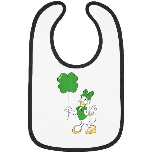 Disneyss Daisy Duck Shamrock Balloon St Patrick's Day Bibs