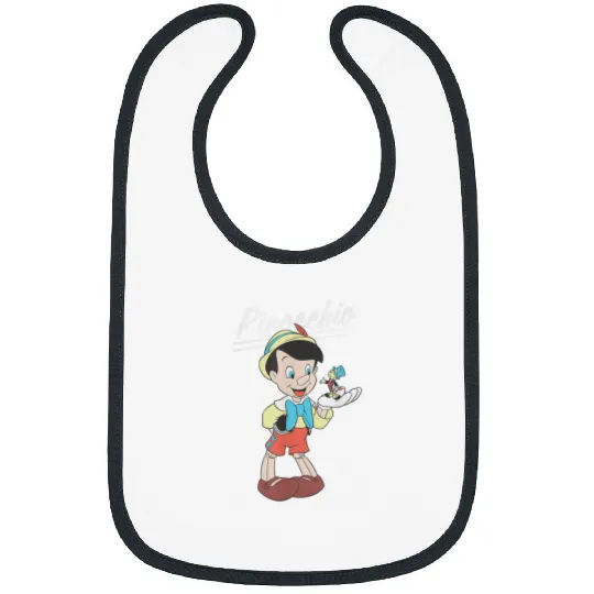 Disney Pinocchio and Jiminy Cricket Bibs