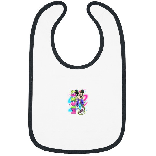 Disney Mickey Mouse Airbrush Bibs