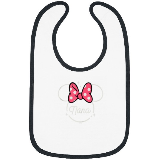 Disney Minnie Mouse Nana Grandma Icon Magic Mothers Day Bibs