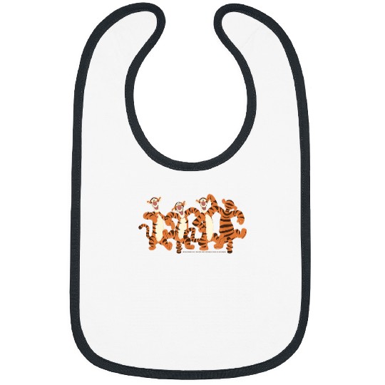 Disney Winnie The Pooh Tigger Bouncing Lineup Bibs