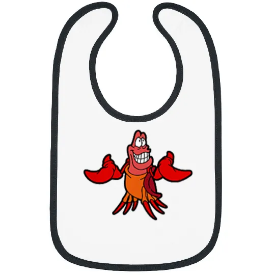 Disneyss The Little Mermaid Sebastian Crab Pocket Icon Bibs