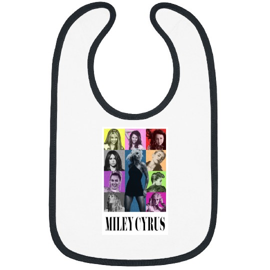 Miley Cyrus Eras Tour Shirt Flowers Bibs