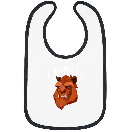 Disney Beauty and the Beast Current Mood Angry Beast 1364 Bibs