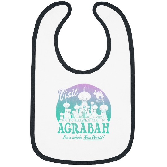 Disney Aladdin Visit Agrabah It's A Whole New World Gradient Bibs