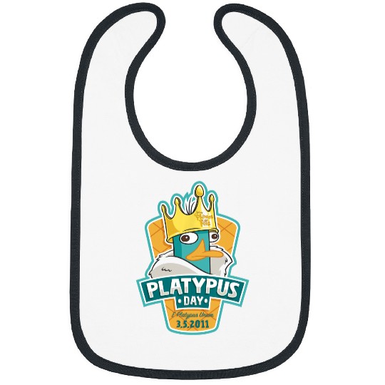 Disney Phineas And Ferb Platypus Day King Perry Portrait Bibs