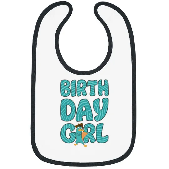 Disney Phineas And Ferb Birthday Girl Perry The Platypus Bibs