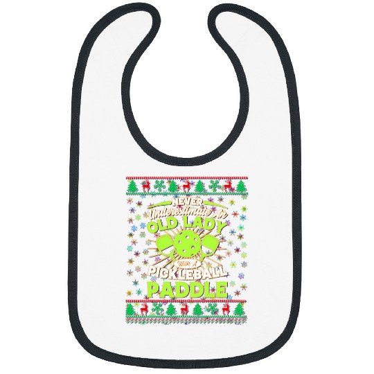 Discover Christmas Pickleball Big Dill Grandma Mom Ace Dink xmass 20 Bibs