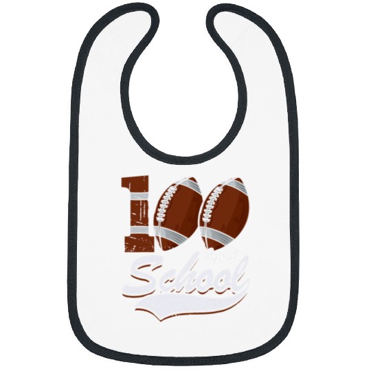 100 Days Of School Sports Game Rugby Player Student football Bibs