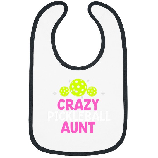 Funny Pickleball Player Pun Dinking Dink for Aunt Love Bibs