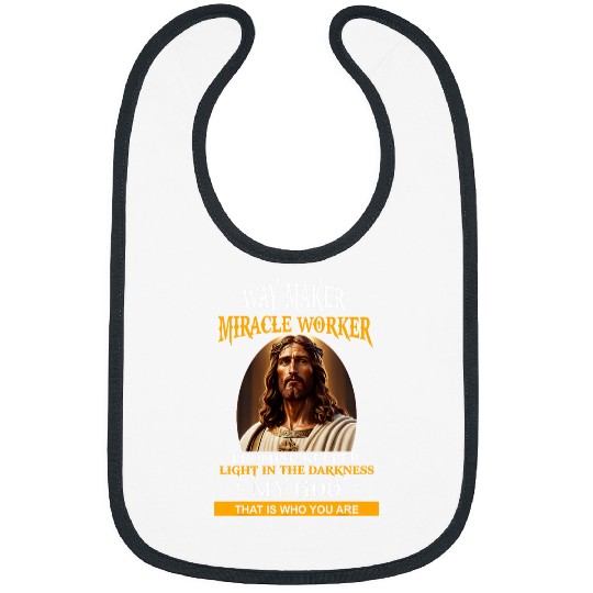Way Maker Miracle Worker Promise Keeper 5 Bibs
