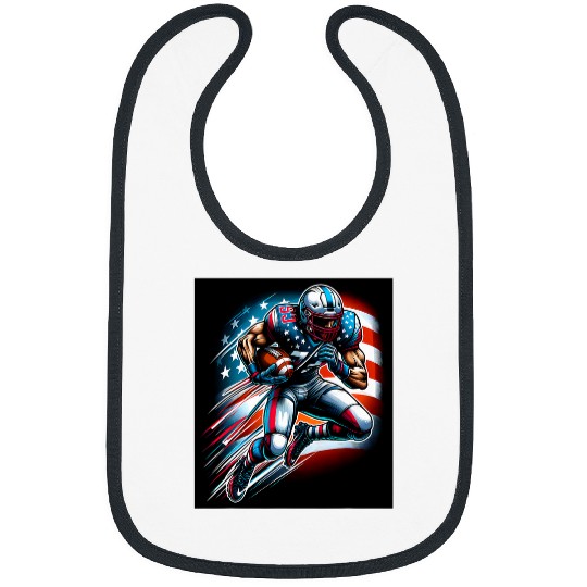 America US Flag Football Rugby 1 Bibs