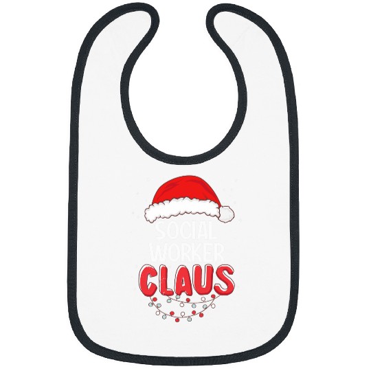 Social Worker Santa Claus Christmas Matching Costume Bibs