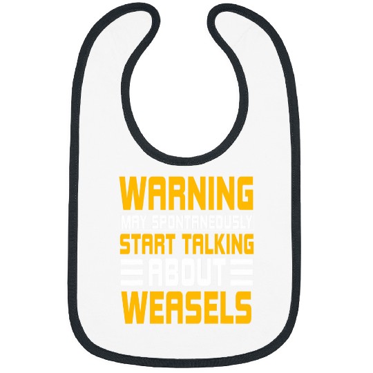 Weasel Pet Owner Veterinarian Zookeeper Zoologist Warning Bibs