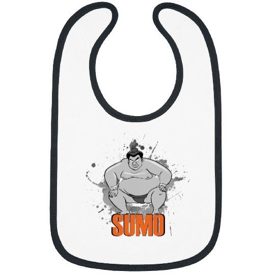 sumos Wrestling Heavy Weight Japanese Bibs
