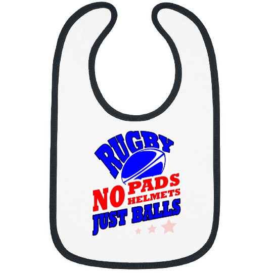 Funny Rugby Player Christmas Gag Gift Coachs Boyfriend Bibs