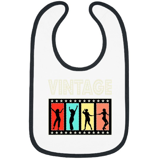 1950s Sock Hop Men Women Gifts Rockabilly Doo Wop vintages 2 Bibs