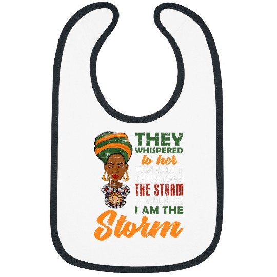African American Pride Women Gift Black History Month Bibs