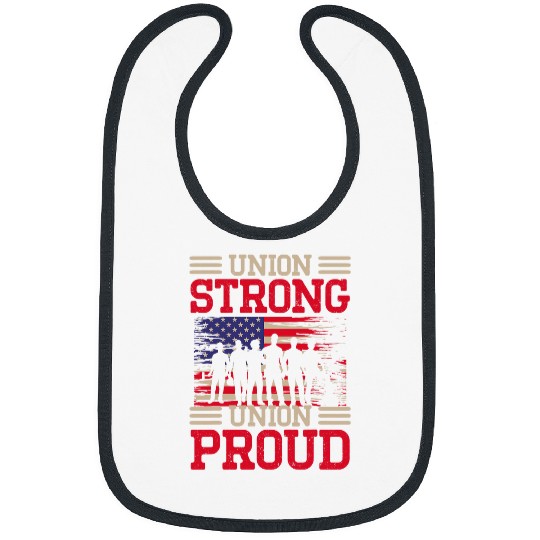 Union Laborer Union Strong Labor Union Worker Union 3 Bibs