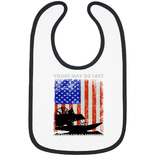 American Flag USA Airboat Fanboat Airboating Swamp boat Bibs