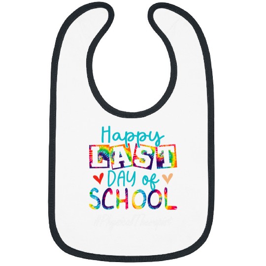 Womens Physical Therapist Happy Last Day Of School Women Graduation Bibs