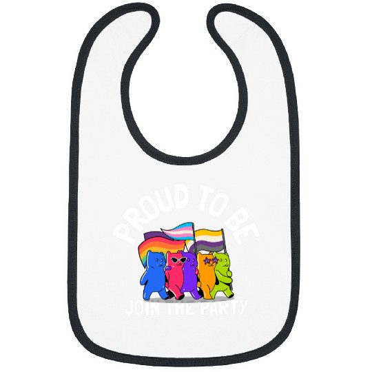 LGBT Pride Gummy Bear LGBT Gay Pride LGBTQ Parade Bibs