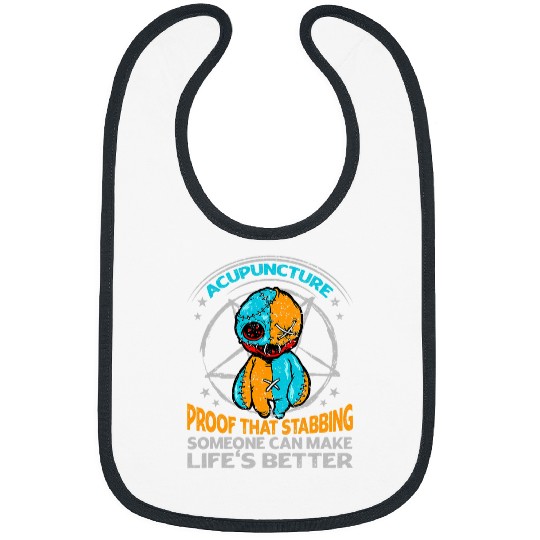 Funny Bear Cute Voodoo Teddy Bear Dolls Scary Acupuncture Creepy Cute Bears Bibs