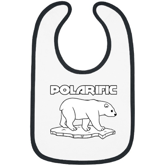 Funny Bear Polar Bear Specialist Biologist Zoologist Arctic Polarific Cute Bears Bibs