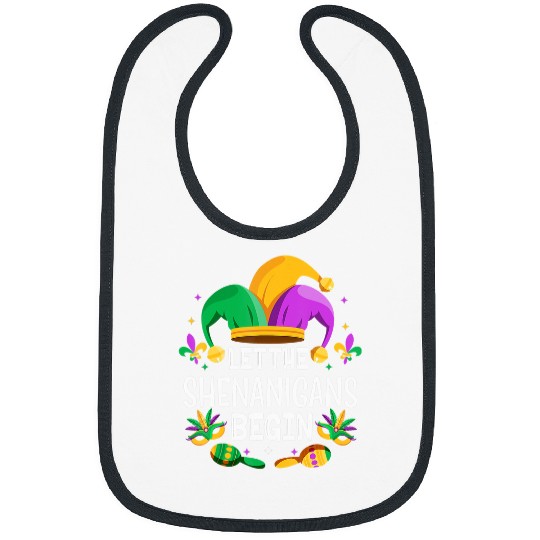 Let The Shenanigans Begin Jester Hat Costume New Orleans 6 Bibs