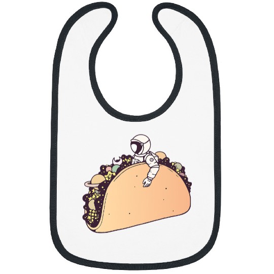 Astronauts Taco Solar System Space Astronaut Spacecraft Spaceman Bibs