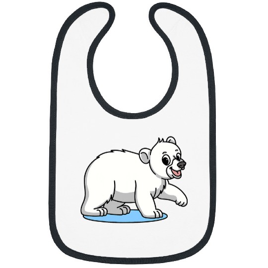 Funny Bear Polar Bear Specialist Biologist Expert Arctic Zoologist Cute Bears Bibs