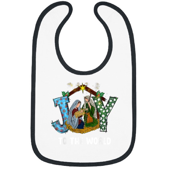 Christian Christmas Joy To The World Baby Jesus Religious Christian576 Christ Bibs