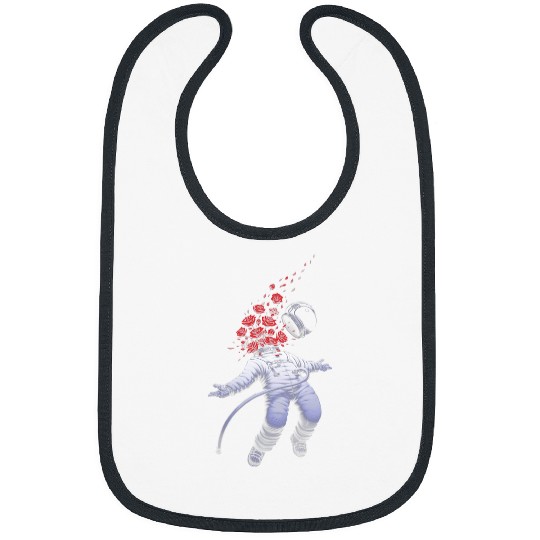 Astronauts Astro Spring Astronaut Helmet Red Roses Space Suit Astronaut Bibs