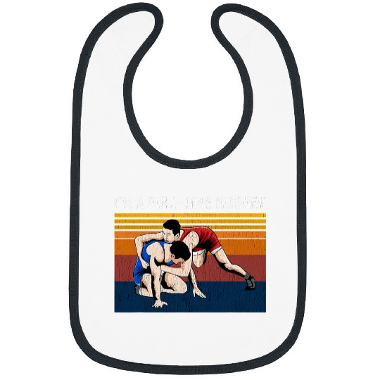 Funny FullTime Hugger College Wrestling Funny Quote Bibs