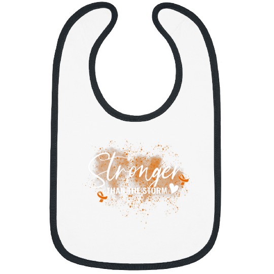 Multiple Sclerosis MS Stronger Than The Storm Multiple Sclerosis Warrior Women Bibs