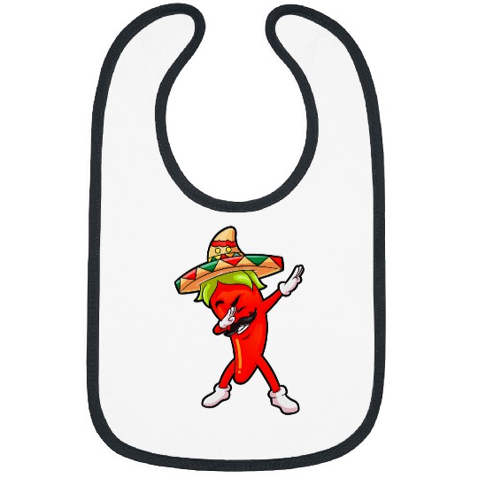 Dabbings Chili Cinco de Mayo Men Women Pepper Jalapeno Dab Bibs