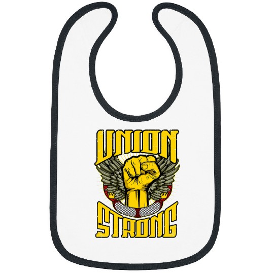 Labor Union Worker Union Strong 2 Bibs