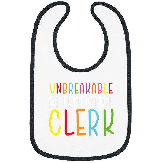 Attendance Clerk Attendance Taker Fan School Staff Bibs